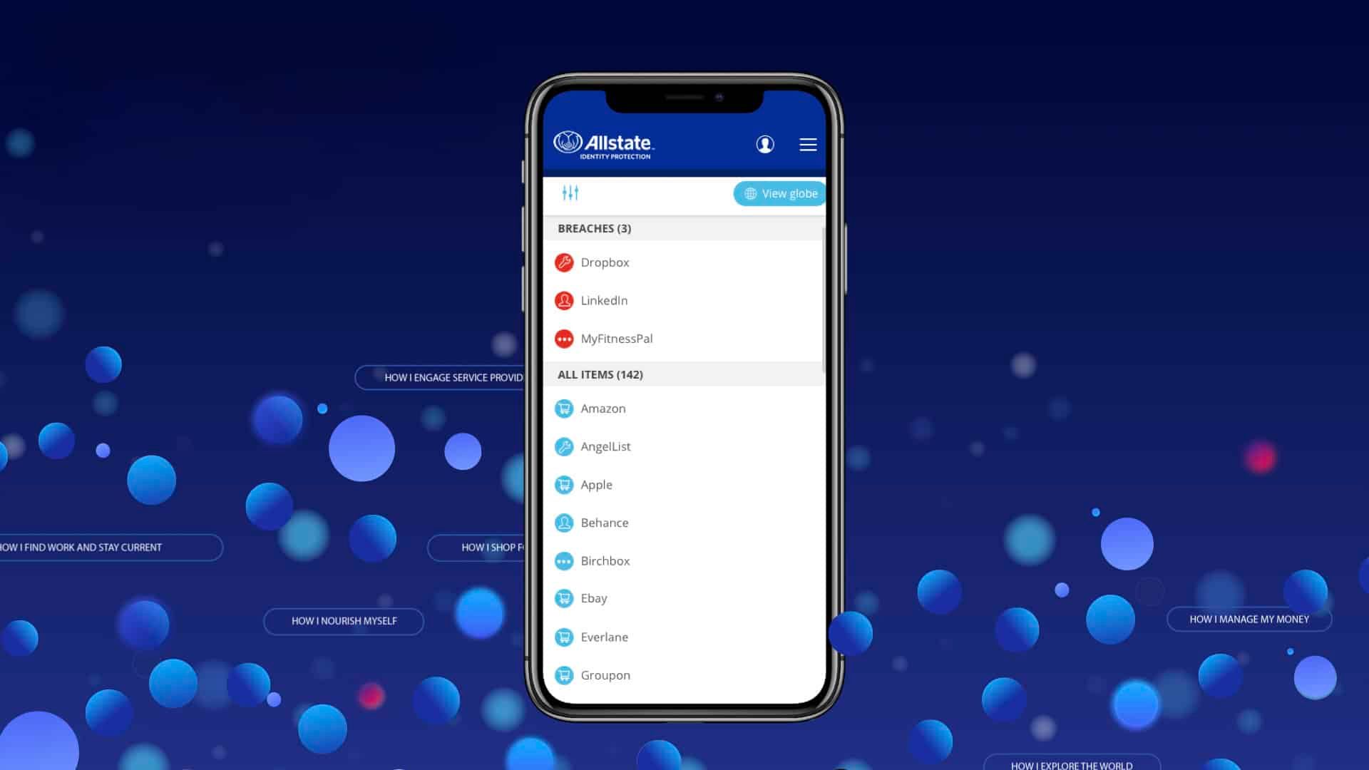 Allstate Digital Safety App 150 Accounts
