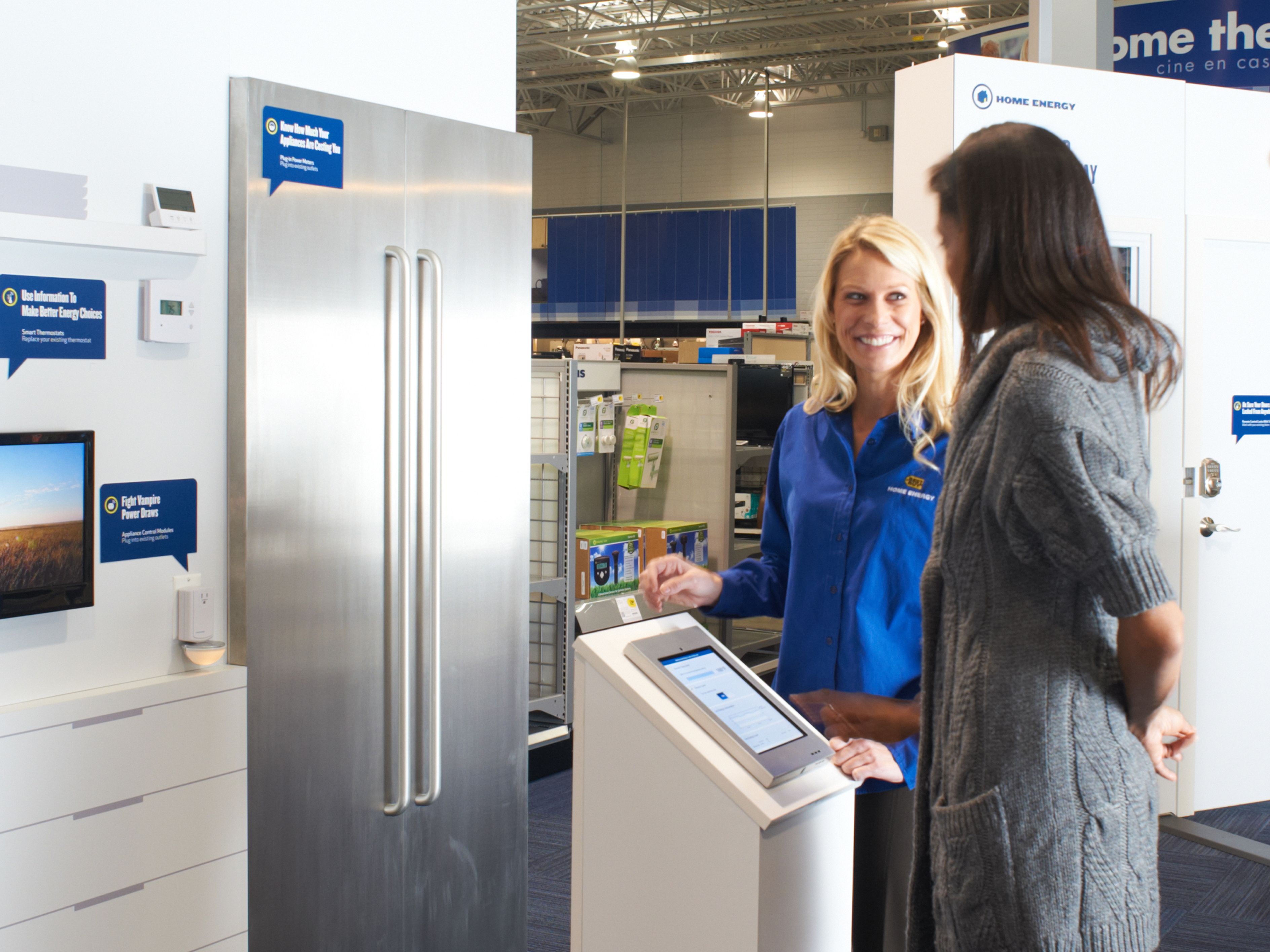 Best Buy Home Kiosk Demo In Store