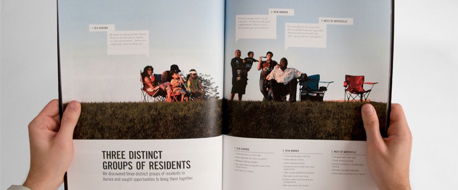 City Of Aurora Book Spread Three Distinct Groups Residents