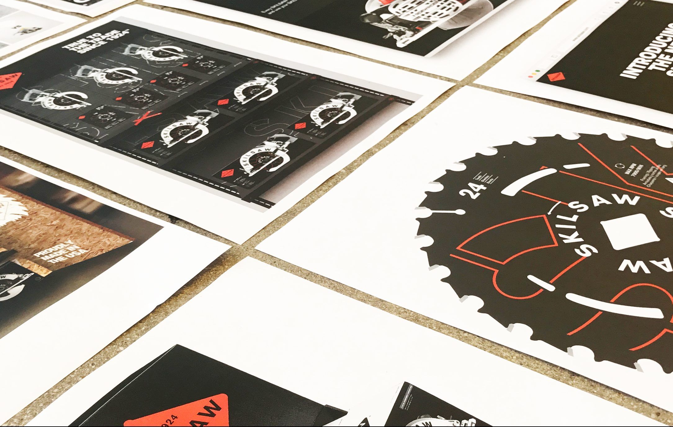 Skilsaw Brand And Packaging Design Prints