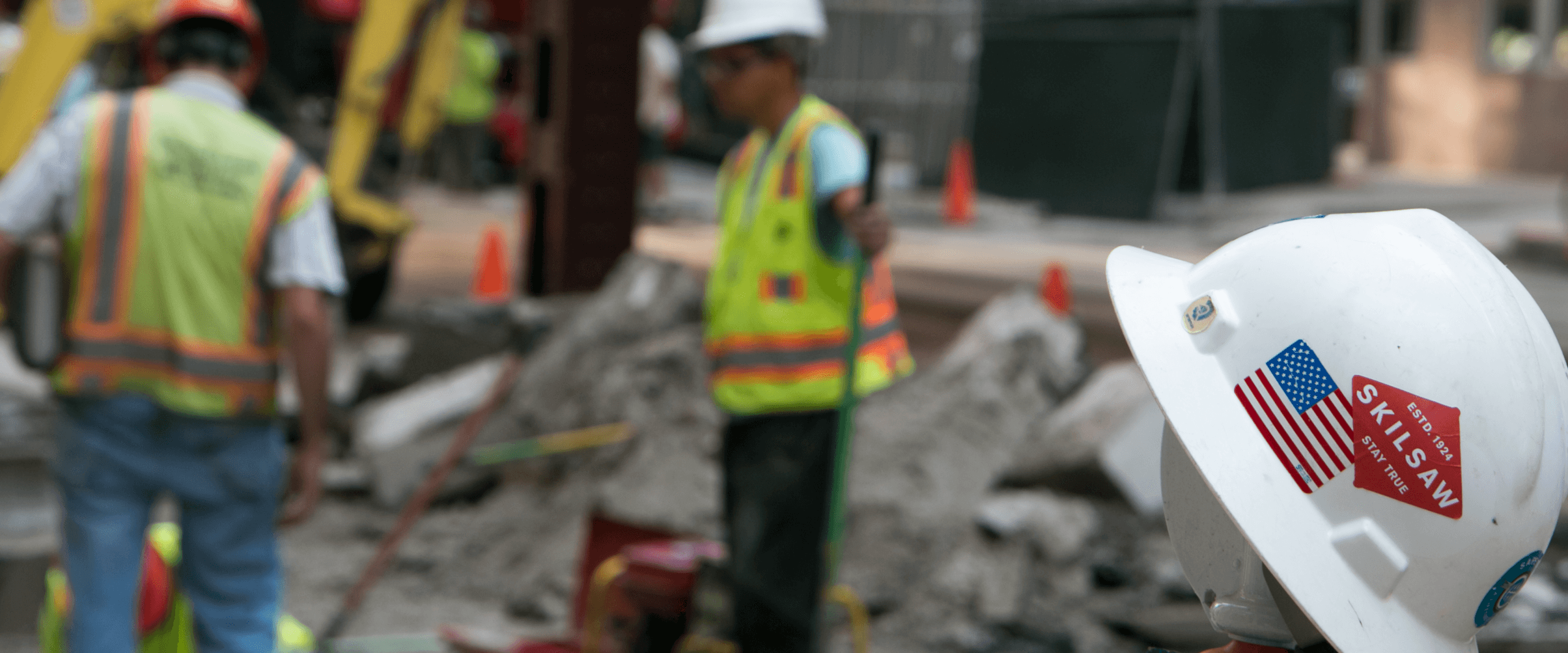 Skilsaw Construction Site Hard Hat Safety